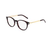 SAINT LAURENT Unisex SL 25 003 Optical frames Acetate Havana Round