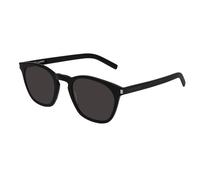 SAINT LAURENT Unisex SL 28 SLIM 001 Sunglasses Acetate Black Black Squared Normal