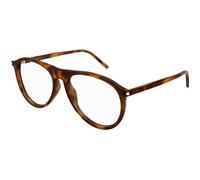SAINT LAURENT Unisex SL 667 OPT 002 Optical frames Acetate Havana Transparent Pilot