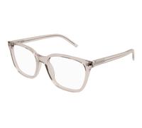 SAINT LAURENT Unisex SL M129 005 Optical frames Acetate Nude Transparent Squared