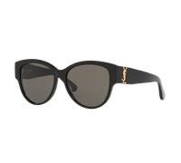Saint Laurent Unisex Sunglass SL M3 - Frame color: Black, Lens color: Grey