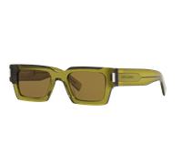 Saint Laurent Unisex Sunglass SL572 - Frame color: Green, Lens color: Brown