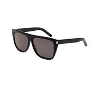 SAINT LAURENT Unisex SL 1 002 Sunglasses Acetate Black Grey Oversize Normal