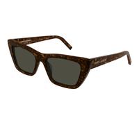 SAINT LAURENT Woman SAINT LAURENT SL 276 MICA 002 Sunglasses Plastic Havana Cat Eye Normal