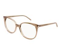 SAINT LAURENT Woman SAINT LAURENT SL 39 007 Optical frames Acetate Brown Transparent Round