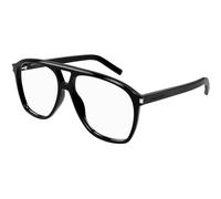 SAINT LAURENT Woman SAINT LAURENT SL 596 DUNE OPT 001 Optical frames Acetate Black Transparent Pilot