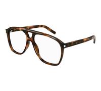 SAINT LAURENT Woman SAINT LAURENT SL 596 DUNE OPT 002 Optical frames Acetate Havana Transparent Pilot