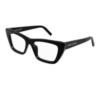 SAINT LAURENT Woman SL 276 MICA OPT 003 Optical frames Acetate Black Transparent Cat Eye Anti-glare