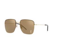 Saint Laurent Woman Sunglass SL 312 M-006 - Frame color: Gold, Lens color: Brown