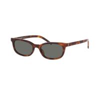 Saint Laurent Woman Sunglass Sl M160 - Frame color: Tortoise Clear, Lens color: Grey