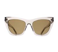 Saint Laurent Women's Cat Eye Transparent Beige Brown SL214 Kate Saint Laurent Beige One Size