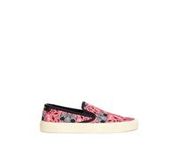 Saint Laurent Womens Court Classic Boombox Slipons - Light Pink Cotton - Size 39.5 EU/IT