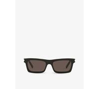 Saint Laurent Womens Saint Laurent Sl 461 Betty Rectangle-Frame Acetate Sunglasses