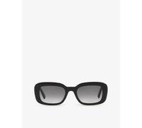 Saint Laurent Womens Saint Laurent Slm130 Square-Frame Acetate Sunglasses Black