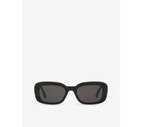 Saint Laurent Womens Saint Laurent Slm130 Square-Frame Acetate Sunglasses Black