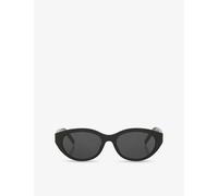 Saint Laurent Womens Saint Laurent Slm148 Cat Eye-Frame Acetate Sunglasses Black