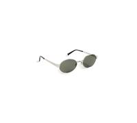 Saint Laurent Women's SL 692 Sunglasses, Silver/Grey, 55, Silver-silver-grey, 55