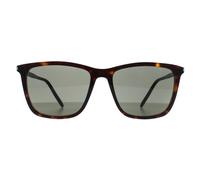 Saint Laurent Square Dark Spotted Havana Grey Sl 851 In Brown Brown
