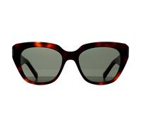 SAINT LAURENT SL 827 002 Woman Sunglasses Acetate Havana Grey Cat Eye