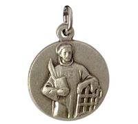 SAINT LAWRENCE MEDAL " PATRON SAINT OF DEACONS " - 100% MADE IN ITALY