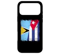 Saint Lucia Cuba Half Flag Saint Lucian Cuban Heritage Case for iPhone 17 Pro Max