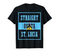Saint Lucia Flag St. Lucia Caribbean Souvenir T-Shirt