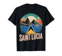 Saint Lucia Vivid Scene Travel Souvenir T-Shirt