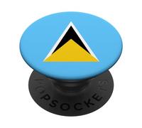 Saint Lucian Flag of Saint Lucia PopSockets Adhesive PopGrip