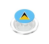 Saint Lucian Flag of Saint Lucia PopSockets PopGrip for MagSafe
