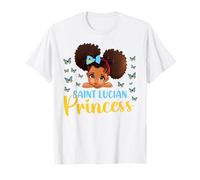 Saint Lucian Princess Saint lucia for Black Girls Kids T-Shirt