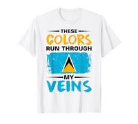 Saint Lucian Roots Lucian Pride Design for St Lucian T-Shirt