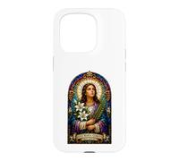 Saint Maria Goretti Pray For Us Catholic Icon Art Faith Case for iPhone 15 Pro