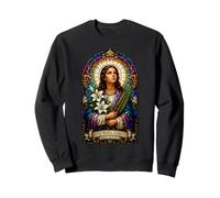 Saint Maria Goretti Pray For Us Catholic Icon Art Faith Sweatshirt