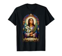 Saint Maria Goretti Pray for Us Catholic Icon Art Faith T-Shirt