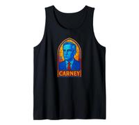 Saint Mark Stained Glass Art/Canadian Prime Minister Tank Top