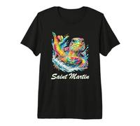 Saint Martin Souvenir/Sea Turtle Saint Martin Premium T-Shirt