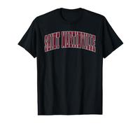 Saint Martinville Louisiana Souvenir College Style Red Text Value Graphic T-Shirt