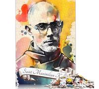 Saint Maximilian Kolbe Puzzle Jigsaws 1000 Pieces for Adults Puzzles for Teenagers Gifts Funny Jigsaw Puzzles 1000pcs (75x50cm)