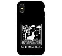 Saint Melangell Welsh Saint Patron of Hares Rabbits Case for iPhone X/XS