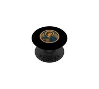 Saint Michael Archangel Byzantine Oval Sacred Portrait Art PopSockets Adhesive PopGrip