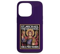 Saint Michael Archangel Catholic Devotional Prayer Case for iPhone 13 Pro