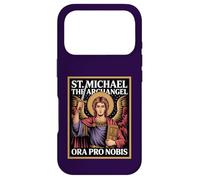 Saint Michael Archangel Catholic Devotional Prayer Case for iPhone 17 Pro