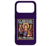 Saint Michael Archangel Catholic Devotional Prayer Case for iPhone 17 Pro Max