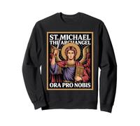 Saint Michael Archangel Catholic Devotional Prayer Sweatshirt