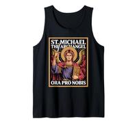 Saint Michael Archangel Catholic Devotional Prayer Tank Top