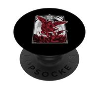Saint Michael Archangel Christian Faith Bible Religious PopSockets Adhesive PopGrip
