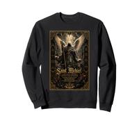 Saint Michael Archangel Gothic Catholic Sacred Icon Art Sweatshirt