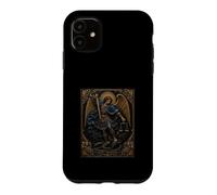 Saint Michael Archangel Of Justice Medieval Sacred Icon Case for iPhone 11