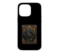 Saint Michael Archangel Of Justice Medieval Sacred Icon Case for iPhone 14 Pro Max