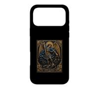Saint Michael Archangel Of Justice Medieval Sacred Icon Case for iPhone 17 Pro Max